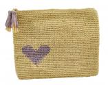 Raffia Clutch