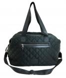 Quilted Satin Travel Bag